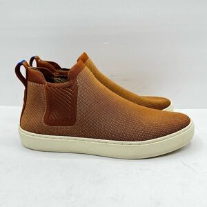 Rothy's Women’s Size 8 The Chelsea Boot High Top Sneaker in Fawn/Orange Casual